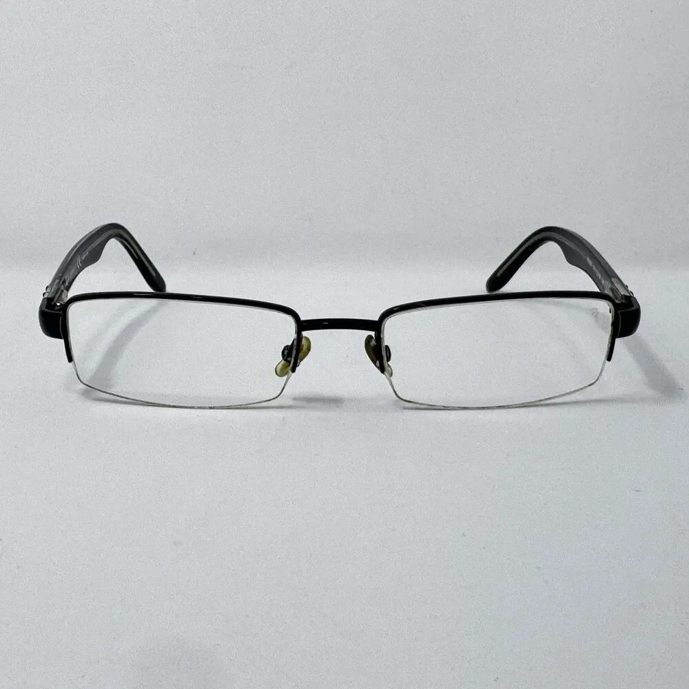 Ray-Ban RB8588 1017 Black Titanium Semi-Rimless Eyeglass Frames 52-18-140